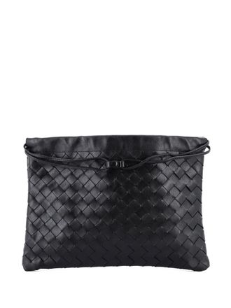 Bottega Veneta Drawstring Dustbag Intrecciato Nappa Medium crossbody bag - women - Calf Leather - One Size - Black