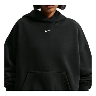Nike (WMNS) Nike Studio Fleece Medium Weight Hoodie Total Black Sail IM8502-001
