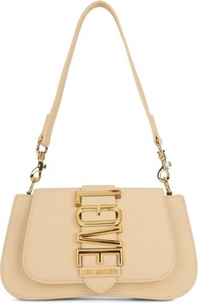 Love Moschino Bolso de Hombro con Solapa - Bags - Mujer - Beige - ONE SIZE