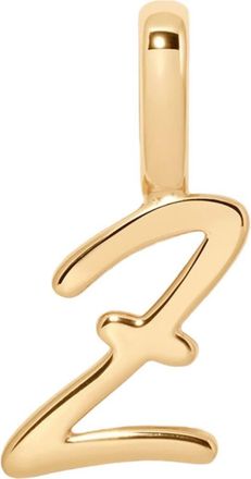 Made by Mary Script Initial Charm Gold Vermeil in Gold Vermeil Initial Z at Nordstrom