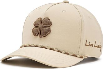 Black Clover Classic Rope 5 Adjustable Hat Baseball Caps Natural/Camel Brown, Polyester/Spandex