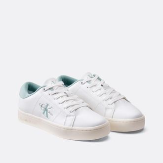 Calvin Klein Leren sneakers met sleehak CK Jeans