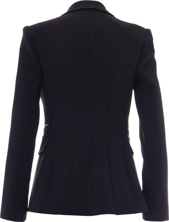 Elisabetta Franchi Womens Blazer Black Polyester Jacket
