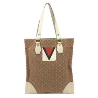 Louis Vuitton Pre-owned Tote Bags, female, Beige, Size: ONE SIZE Pre-owned Canvas Tote Bag