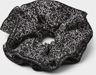 Simons Womens Floral ruffled large scrunchie