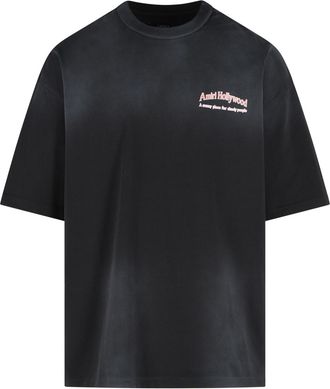 Amiri Sunny Place Black Cotton T-Shirt