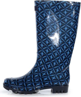Regatta Womens/Ladies Wenlock Tile Wellington Boots (3 UK) (Navy)