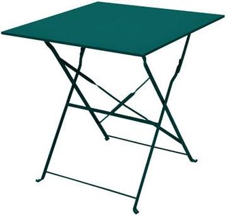 Sunjoy Direct Mesa Balcon Plegable Acero 60x60cm. Cordelia Turquesa