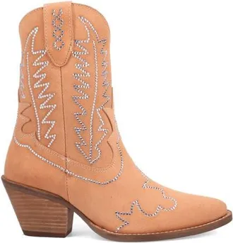 Dingo Tiny Pony Rhinestone Western Boot in Peach at Nordstrom, Size 7.5