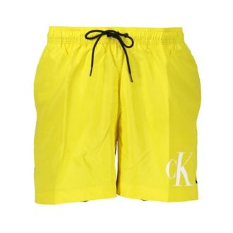 Calvin Klein Badmode, Heren, Geel, 2Xl, Polyester, Medium Zwemboxer