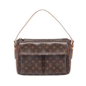 Louis Vuitton Pre-owned Shoulder Bags, female, Brown, Size: ONE SIZE Pre-owned Vivasite Monogram Shoulder Bag