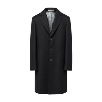 Michael Kors Jassen, Heren, Zwart, 2Xl, Wol, Lange Melton Woljas