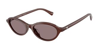 Emporio Armani EA4281U 64547N Womens Sunglasses Brown Size 52
