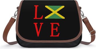 Generic Jamaican Lover Fashion Womens Crossbody Bags Novelty Handbag Shoulder Bag Purse