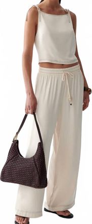 SANCIA Lottie Pants In Ivory