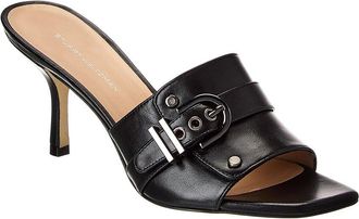 Stuart Weitzman Maverick Slide 75 Leather Sandal