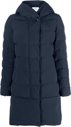 Woolrich Prescott padded parka - women - Duck Feathers/Polyamide/Polyester - L - Blue