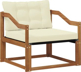 vidaXL Conjunto De Sof&aacute;s De Exterior Natural Vidaxl