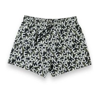 Emporio Armani Beachwear, male, Black, Size: 2XL Stylish Black Beachwear for Men