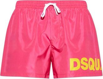 Dsquared2 Logo Zwemshorts - Heren - Strandmode - Roze - L - Badmode