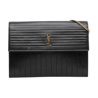 Saint Laurent Borsa a tracolla con patta in pelle Pre-owned - - Pre-owned - Donna - Nero - ONE SIZE