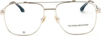 Victoria Beckham VB2138040 Aviator Metal Eyeglasses - Silver