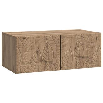 vidaXL Mueble De Tv De Pared 59,5 X 41 X 30 Cm Roble Artesanal Vidaxl
