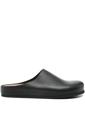 Common Projects leather mules - men - Leather/Rubber/Leather - 43 - Black