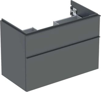 Keramag Keramag - Geberit Icon Mueble Bajo Lavabo, 2 Cajones, 88,8x61,5x47,6 Cm