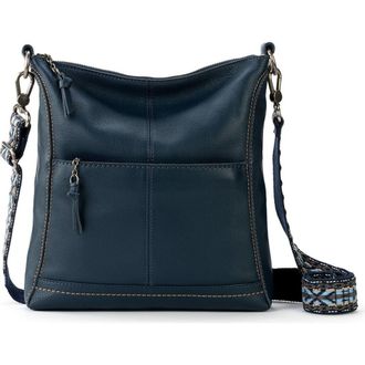 The Sak Lucia Crossbody Leather Bag in Indigo at Nordstrom