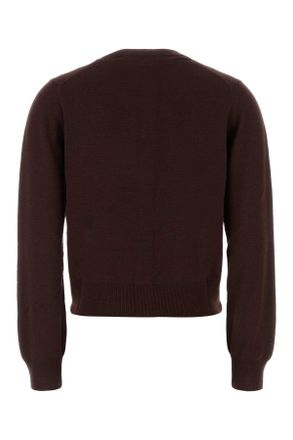 Maison Kitsun&eacute; Merino Cardigan - Brown