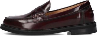 Stefano Lauran Loafers 13068 - Dames - Loafers - Rood - 39 EU - Leer - Schoenen