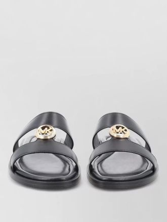 Michael Kors flat sole open toe leather sandals