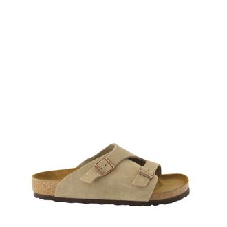 Birkenstock Sliders, male, Beige, Size: 10 US Z&uuml;rich Mens Slide Sandals