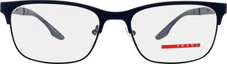 Prada Demo Rectangular Mens Eyeglasses PS 52NV 07P1O1 55