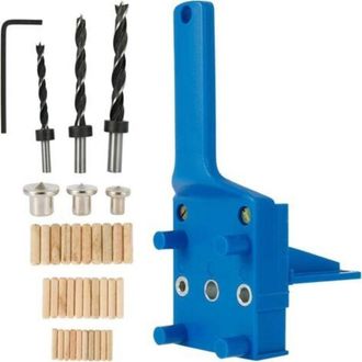 OEM Gabarit De Percage Tourillon - Guide Perforacion Para Espigas Madera - Compatible Brocas 6 Mm 8 Mm 10 Mm - 41 Piezas