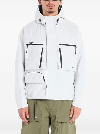 Nike hooded pocket jacket - White