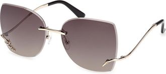 Guess GU00269 32F Womens Sunglasses Gold Size 60