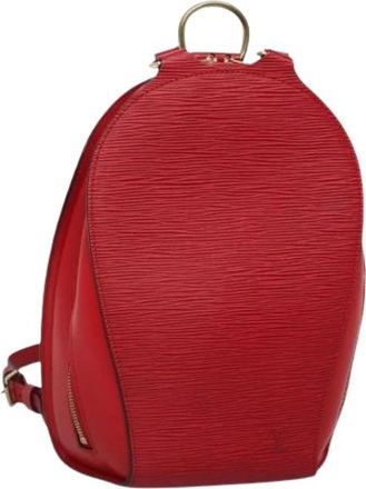 Louis Vuitton Pre-owned Leather backpacks - Dames - Vintage Rugzakken - Rood - ONE Size - Vintage
