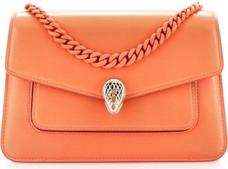 Bulgari Serpenti Forever Maxi Chain Crossbody Bag Leather Small