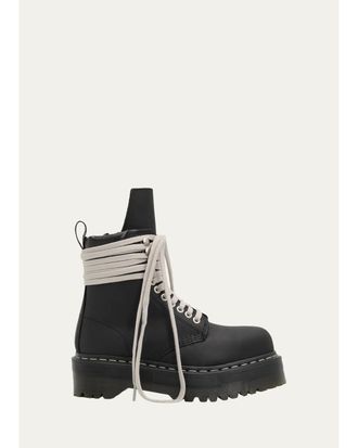 Dr. Martens x Dr. Martens Quad Sole Steel-Toe Leather Boots