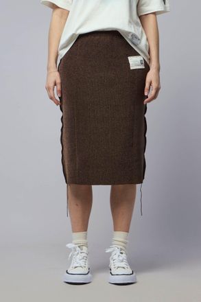 Miharayasuhiro Glitter Knit Inside Out Skirt