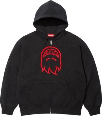SUPREME x Spitfire SS26 Zip-Up Hooded Sweatshirt Black SUP-SS26-337-BLK