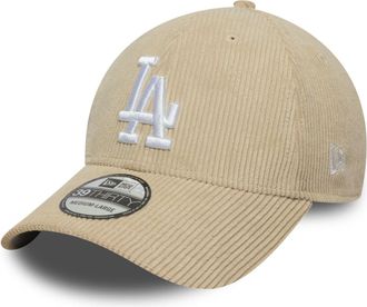 New Era 39Thirty Stretch Cap Cord Los Angeles Dodgers Beige - M/L