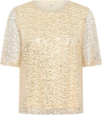 Cream Blouses & Hemden - Dames - Blouses & Shirts - Beige - Maat: S