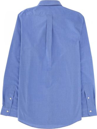 Polo Ralph Lauren Logo Cotton-Elastane Shirt - Blue