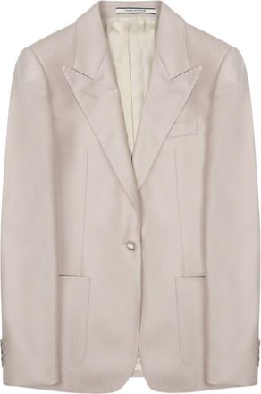 Tagliatore Parigi Single-Breasted Tailored Virgin Wool Blazer