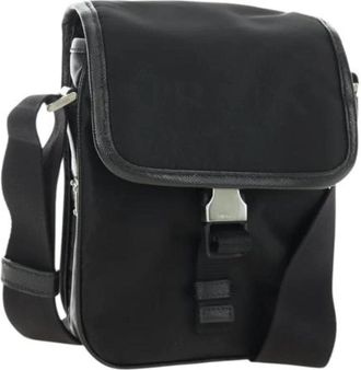 Prada Pre-owned Vintage Schoudertas - unisex - Vintage Schoudertas - Zwart - ONE Size - Leer - Vintage