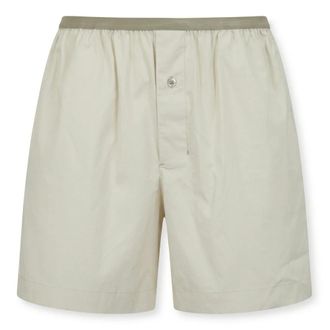 Christophe Lemaire Boxershorts - Dames - Korte Broeken - Wit - S - Katoen - Korte Broeken