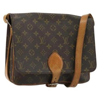 Louis Vuitton Pre-owned Cross Body Bags, female, Brown, Size: ONE SIZE Pre-owned Cartouchiere Shoulder Bag